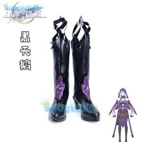 Honkai: Star Rail cos Black Swan Cosplay Anime Charakter Requisiten Schuhe 