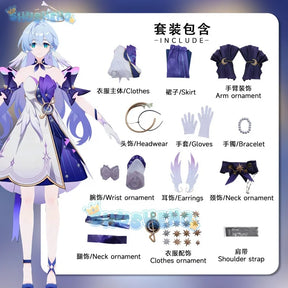 Honkai Star Rail cos Robin cosplay costume Alice Himora Full set of anime costumes for women