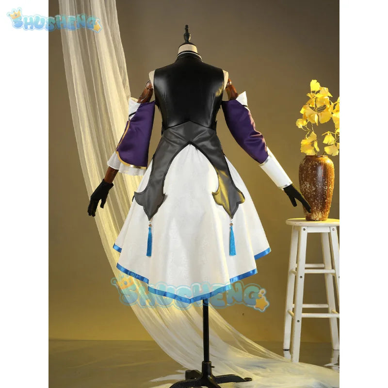 Honkai: Star rail baiheng game suit gorgeous dress uniform cosplay costume Halloween party role play outfit Women