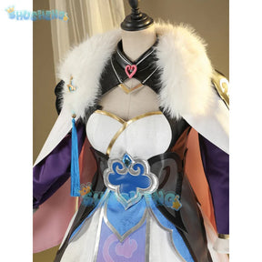 Honkai: Star rail baiheng game suit gorgeous dress uniform cosplay costume Halloween party role play outfit Women