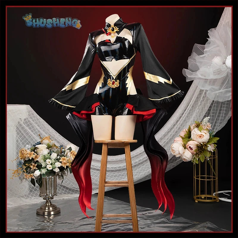 Houshou Marine Cosplay Vsirtual Youtuber Sexy costume girl party. party Halloween custom set with enlarge size