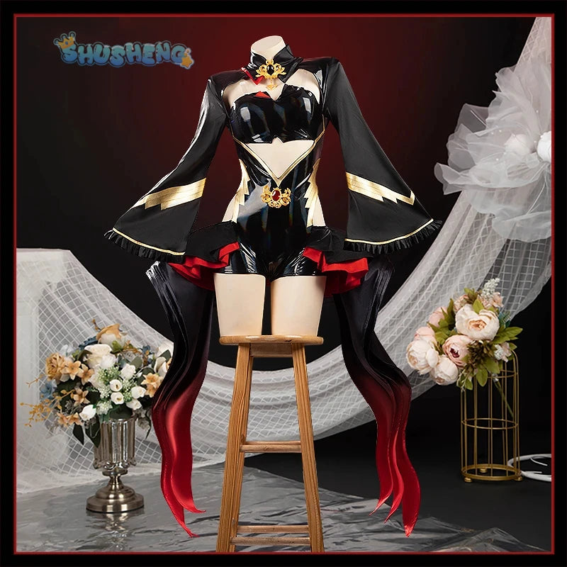 Houshou Marine Cosplay Vsirtual Youtuber Sexy costume girl party. party Halloween custom set with enlarge size