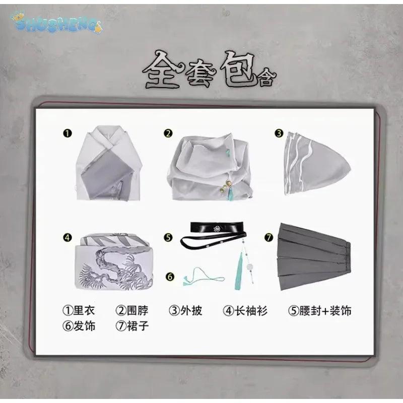 Identity V Aesop Carl DEPARTURES Ink Rhyme Cosplay Costume Cos Game Anime Party Uniform Hallowen Play Role Clothes Clothing