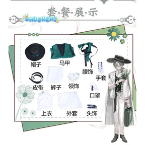 Identity V Aesop Carl Undertaker Cosplay Costume Cos Game Anime Party Uniform Hallowen Play Role Clothes Clothing IN STOCK