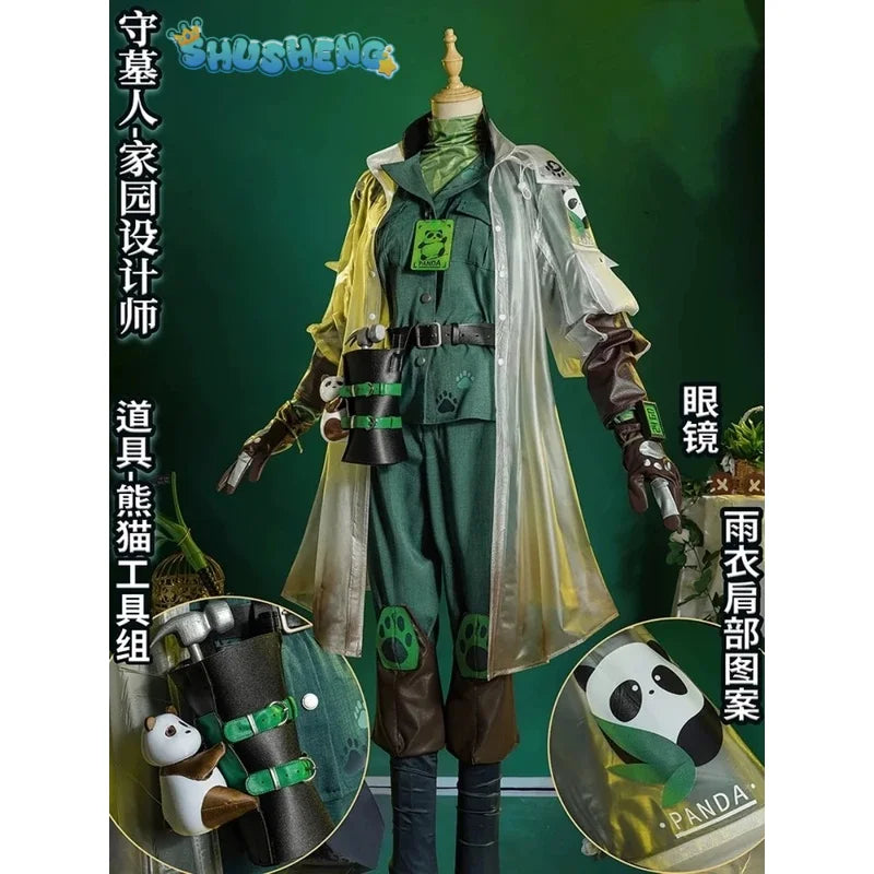 Identity V Andrew Kreiss Grave Keeper Home Designer Summer Heartbeat Special Game Suit Cosplay Costume Halloween S-XXL