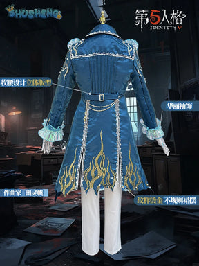 Identity V Composer Frederick Kreiburg Phantom Sail Cosplay Costume Halloween Carnival  men and women Outfit S-XXL