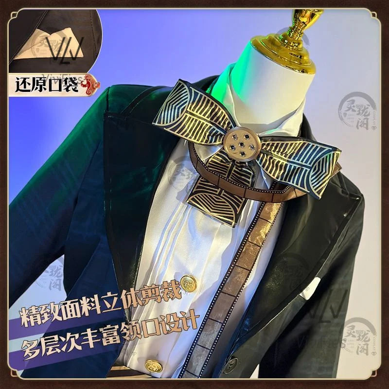 Identity V Cosplay  Prisoner Luca Balsa Full set of suits, uniforms, men's and women's Halloween party costumes in stock