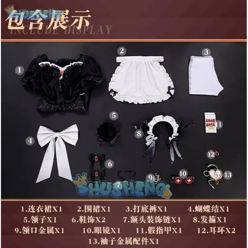 Identity V Fiona Gilman Priest Under The Truth Cosplay Costume Cos Game Anime Party Uniform Hallowen Play Role Clothes Clothing