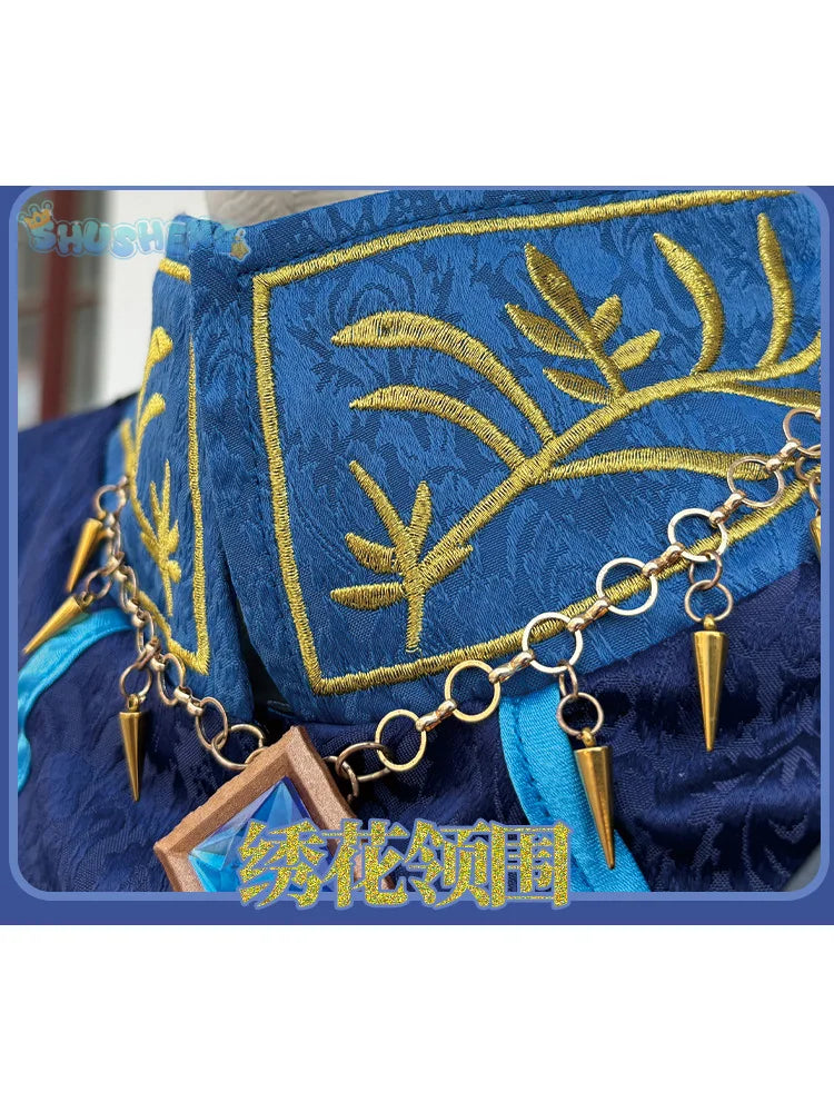 Shusheng-N Identity V Hermit Alva Lorenz Warden Game Suit Handsome Uniform Cosplay Costume Halloween Party Role Play Outfit Men Woman