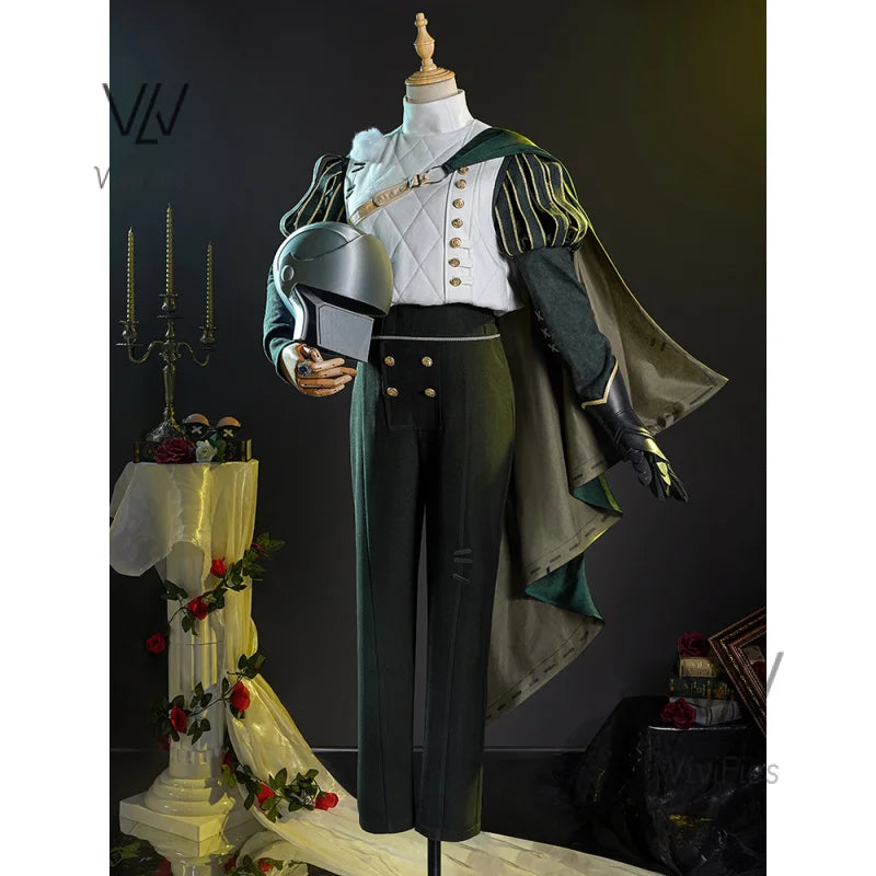 Identity V Knight Survivor Fashion Game Suit Handsome Uniform Cosplay Costume Halloween Party Role Play Outfit Men