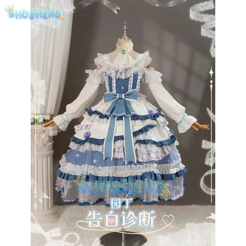 Identity V Lisa Beck Dress Gardener Confession Diagnosis Cosplay Costume Cos Game Anime Party Uniform Hallowen Play Role Clothes