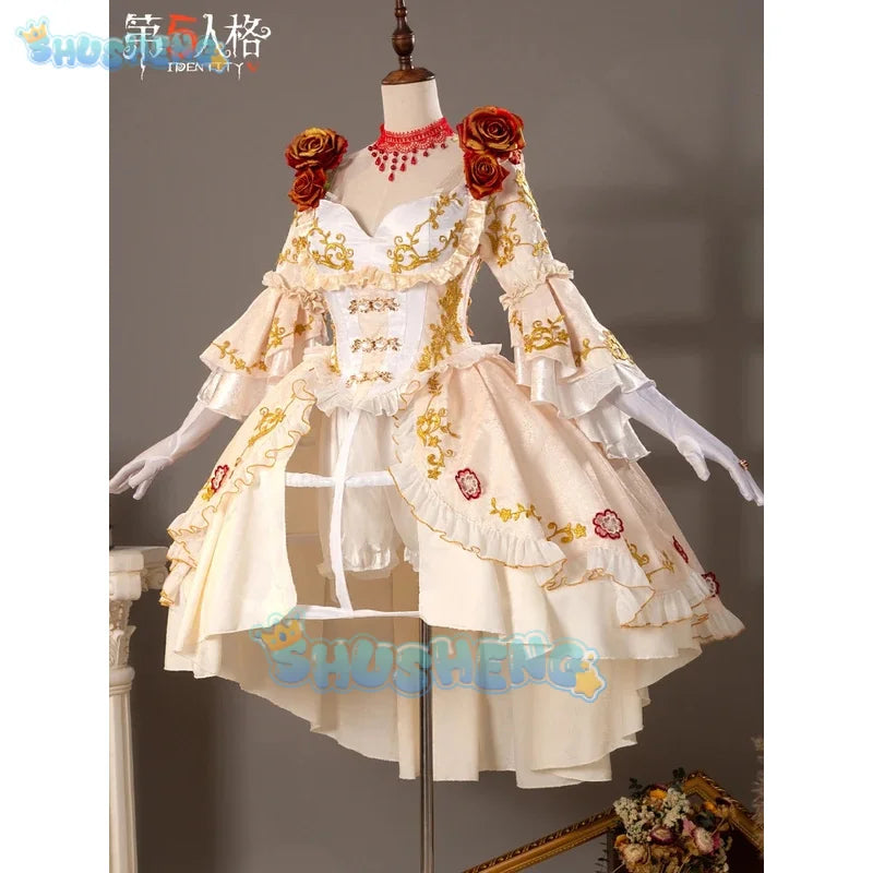 Identity V Marie Blood Feast Red Feast Dress Cosplay Costume Cos Game Anime Party Uniform Hallowen Play Role Clothes Clothing