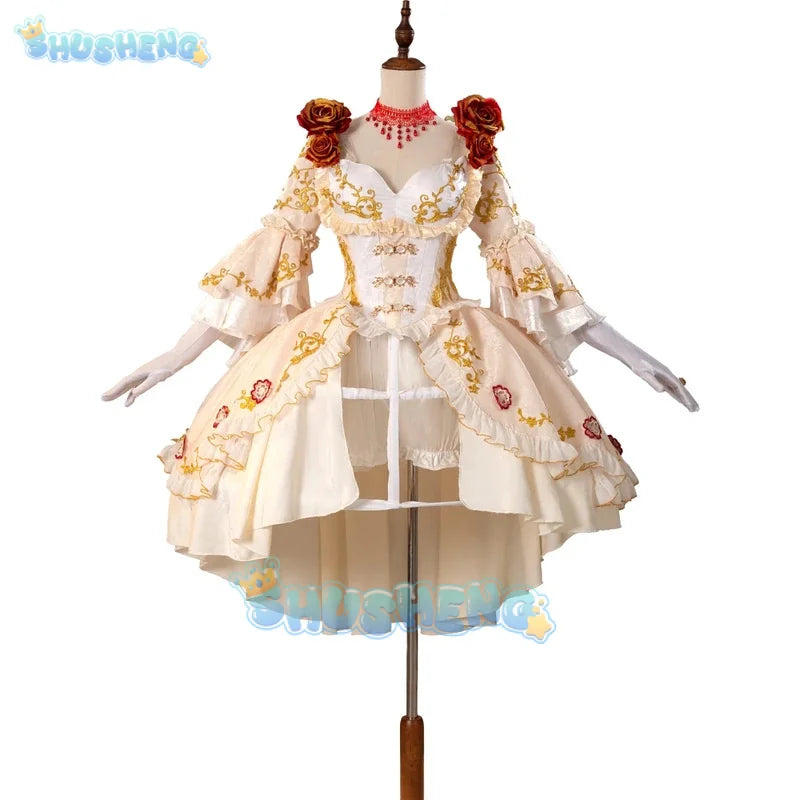 Identity V Marie Blood Feast Red Feast Dress Cosplay Costume Cos Game Anime Party Uniform Hallowen Play Role Clothes Clothing