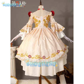 Identity V Marie Blood Feast Red Feast Dress Cosplay Costume Cos Game Anime Party Uniform Hallowen Play Role Clothes Clothing