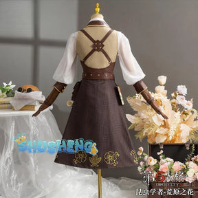 Identity V Melly Plinius Entomologist The Flower Of The Wilderness QiZhen Fashion Game Suit Cosplay Costume Halloween