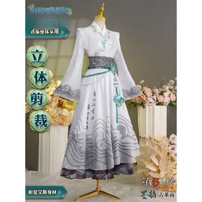 Identity V New Qi Shiyi antique dealers Cosplay Costume Chinese style Handsome Uniform Game Suit Halloween Party Outfit