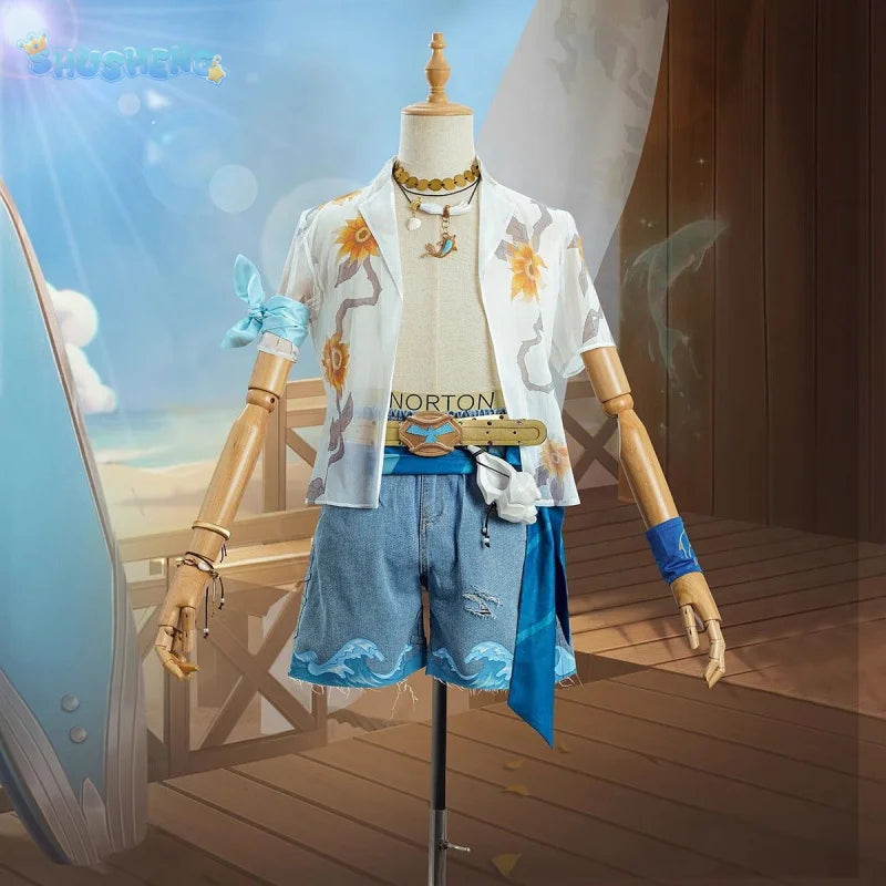 Identity V Norton Campbell Prospector Midsummer Fashion Game Suit Handsome Cosplay Costume Halloween Party men and women Outfit