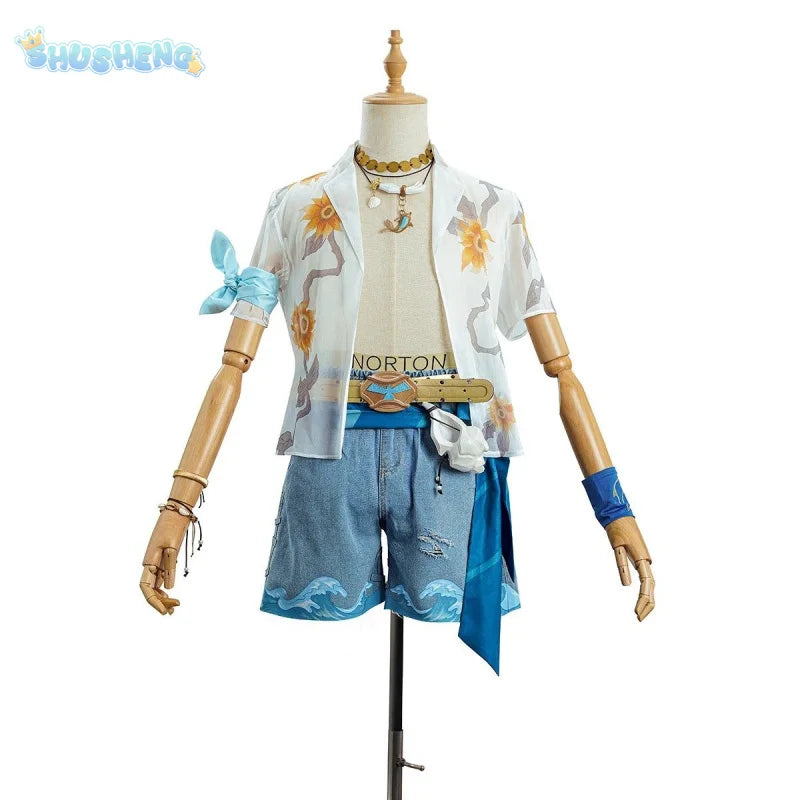 Identity V Norton Campbell Prospector Midsummer Fashion Game Suit Handsome Cosplay Costume Halloween Party men and women Outfit