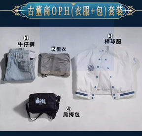 Identity V Qi Shiyi Antiquarian Game Suit Cool Uniform Cosplay Costume Halloween Carnival Party Role Play Outfit