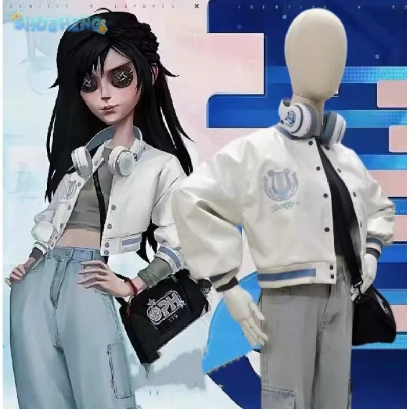 Identity V Qi Shiyi Antiquarian Game Suit Cool Uniform Cosplay Costume Halloween Carnival Party Role Play Outfit