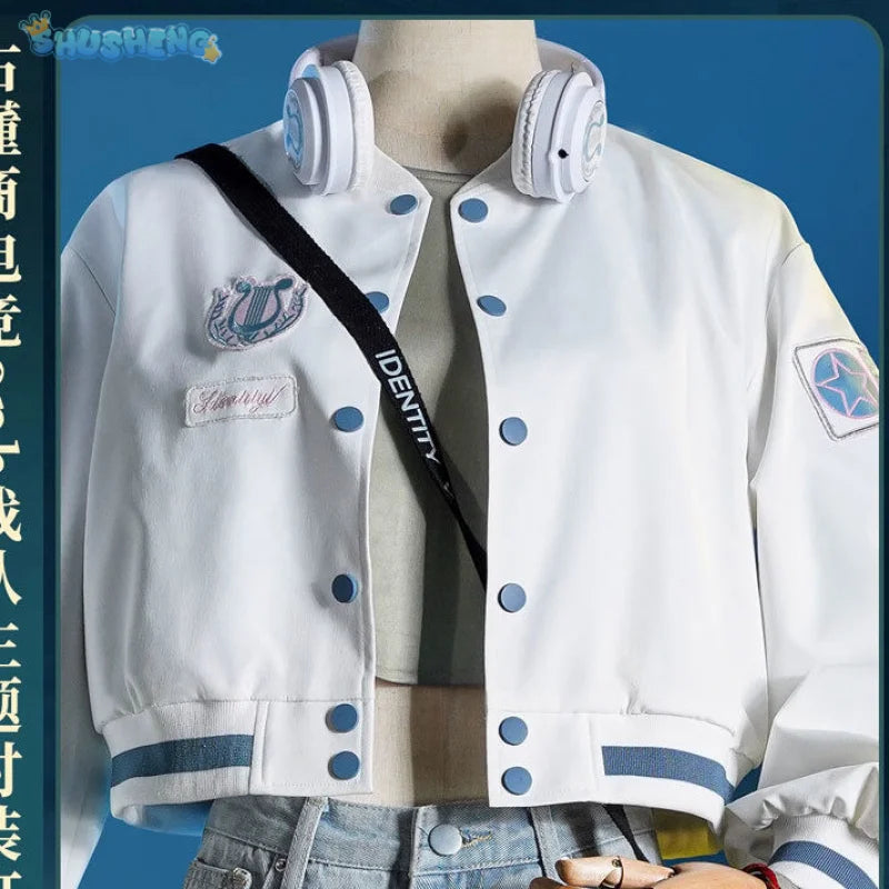 Identity V Qi Shiyi Antiquarian Game Suit Cool Uniform Cosplay Costume Halloween Carnival Party Role Play Outfit