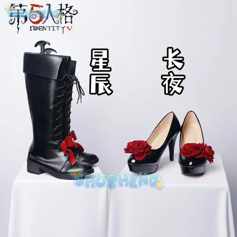 Identity Ⅴ cos Psychologist Ada Mesmer and Emir cosplay Anime game character shoes