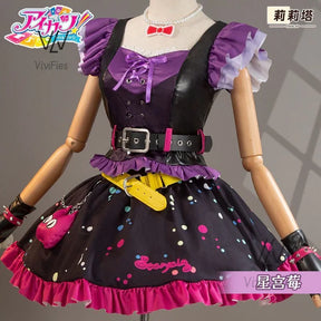 Irelia H Anime Aikatsu!Hoshimiya Ichigo Cosplay Costume Sweet Devil Evening party Dress female Lolita in stock