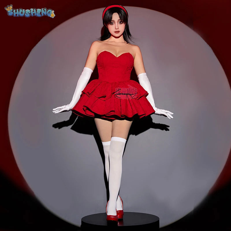 Kirigoe Mima cosplay perfect blue cosplay costume anime sexy red female girl Halloween dress