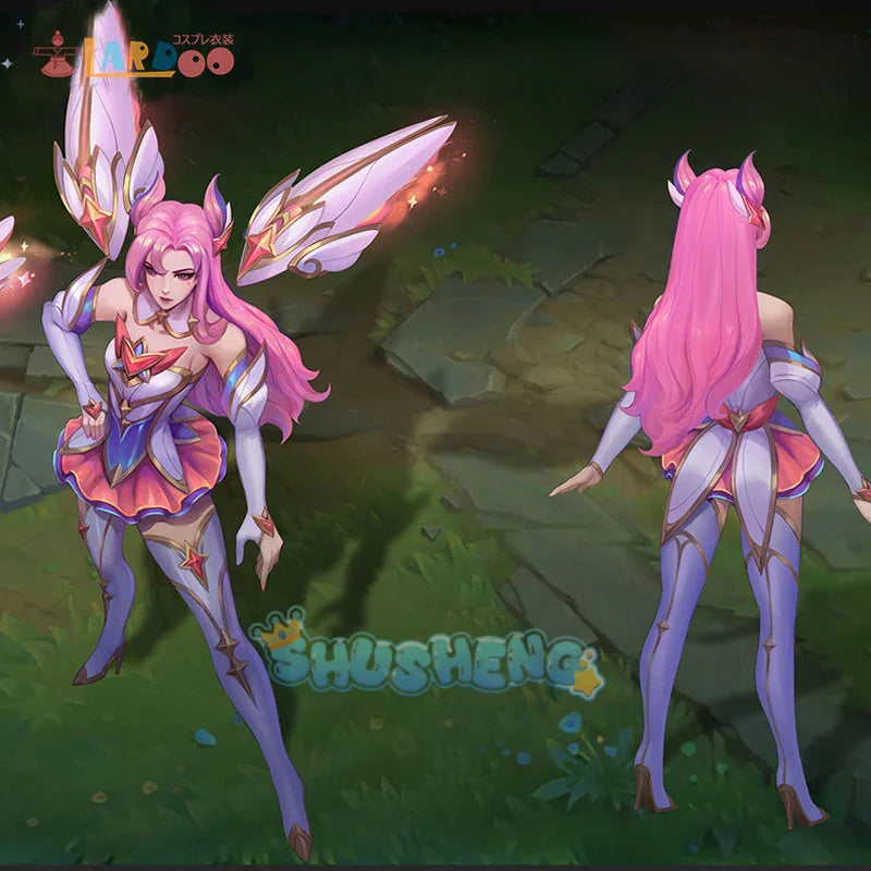 LOL Kaisa Cosplay Star Guardian Kostüm Spiel League of Legends Tochter der Leere AUF LAGER 