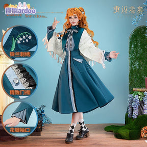 Reverse:1999 Sonetto 1st Anniversary Game Suit Lovely Dress Cosplay Costume Halloween Party Role Play Outfit Women