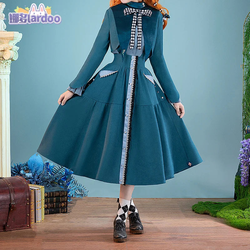 Reverse:1999 Sonetto 1st Anniversary Game Suit Lovely Dress Cosplay Costume Halloween Party Role Play Outfit Women