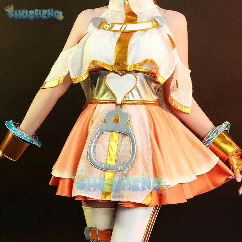 LoL Ahri Dream Sweetheart Women The Nine Tailed Fox Cosplay Costume Cos Game Anime Party Uniform Hallowen Play Role Clothes