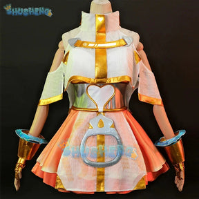 LoL Ahri Dream Sweetheart Women The Nine Tailed Fox Cosplay Costume Cos Game Anime Party Uniform Hallowen Play Role Clothes