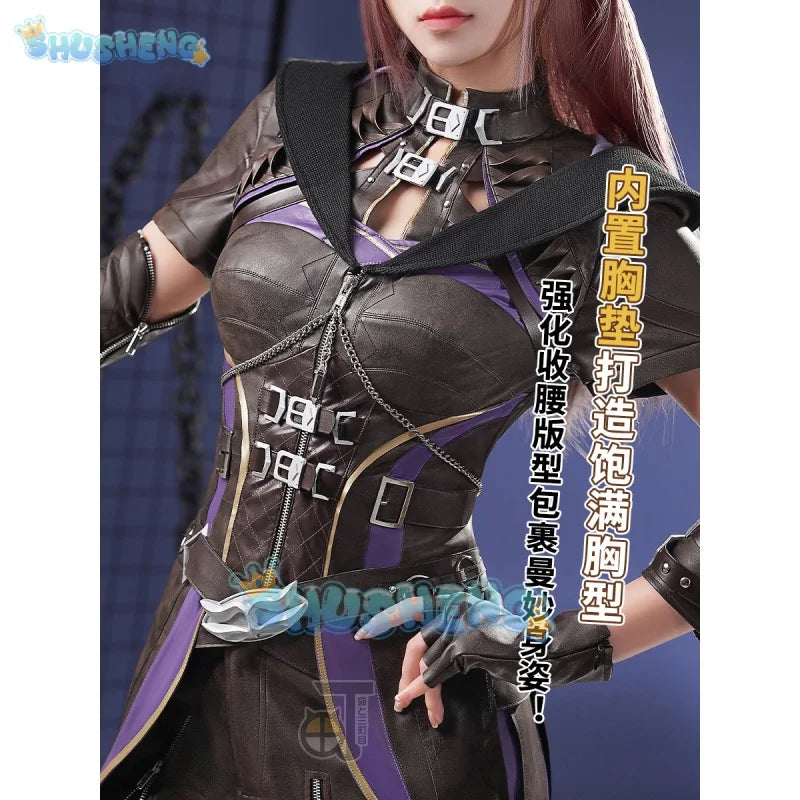 Love and Deepspace Cosplay Heroines Costume Abysswalker Uniform Halloween Party Women Men Props Shusheng