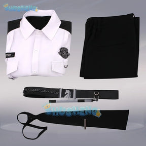 Love and Deepspace Xavier cosplay Shen Xinghui  Eval Special Police cosplay costume