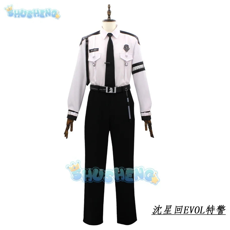 Love and Deepspace Xavier cosplay Shen Xinghui  Eval Special Police cosplay costume