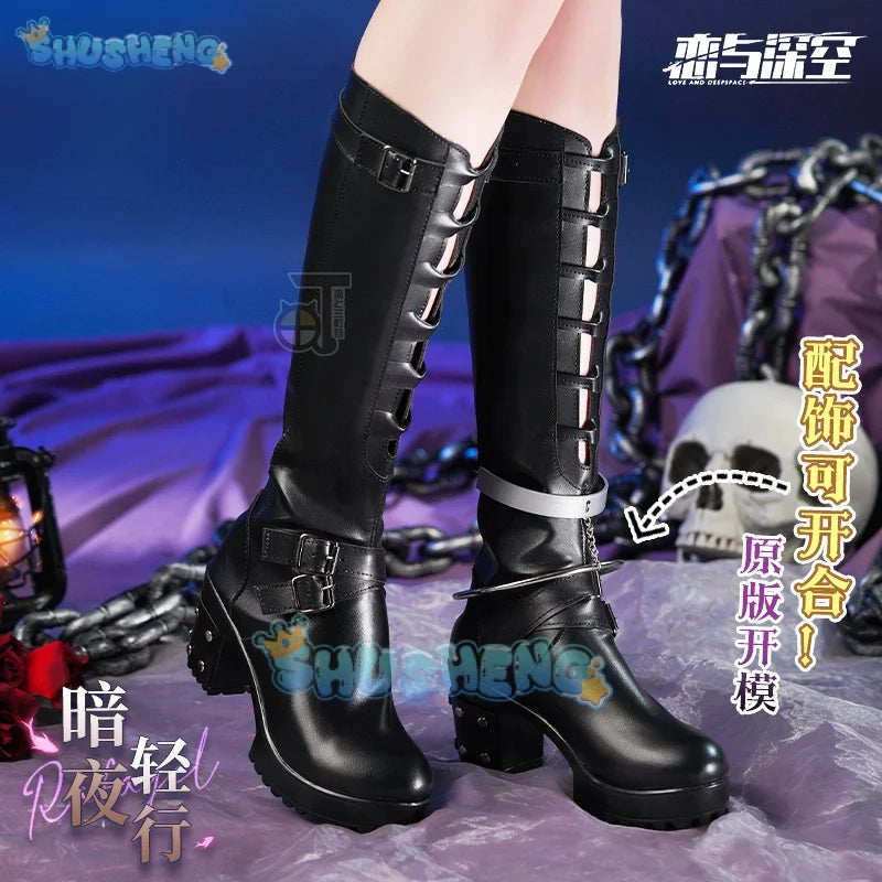 Love and Deepspace cos Heroines Abysswalker Cosplay Anime character prop shoes