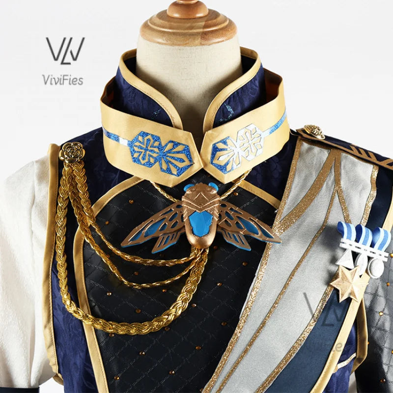 Luca Balsa Cosplay Costume Game Identity V Cosplay Dress Wig Full Set Party Suit Halloween Carnival Uniform