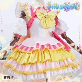 Manaka Laala Cosplay Anime Pripara Costume Sweet Gorgeous Uniform Dress Women Halloween Carnival Role Play Clothing S-XXL