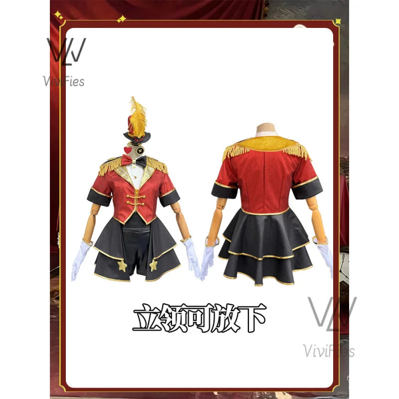 Margaretha Zelle Cosplay Game Identity V Gorgeous vest, shirt, short skirt wig set, headwear, Halloween party set, latest model