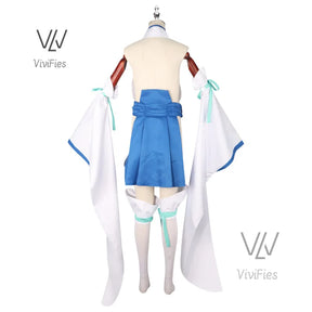 Minakami Sayo Cosplay Anime Gushing over Magical Girls Costume Kimono witch Uniform Wig Set Party Role Play Outfit for Woman