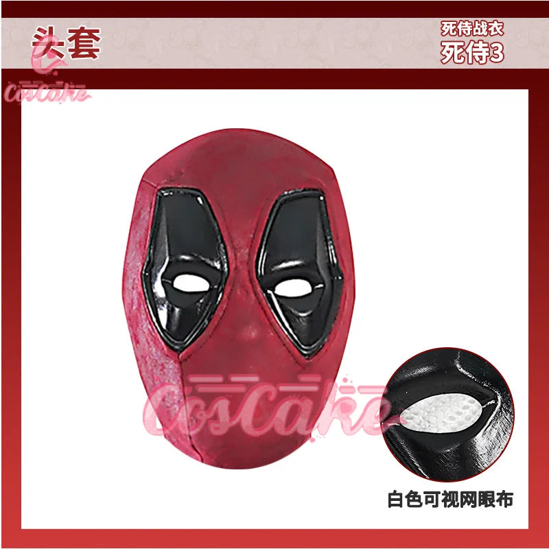 New Deadpool 3 Cosplay Cosutme Wade Winston Wilson Jumpsuit Belt Cosplay Costume Movie Anti-hero Suit Halloween