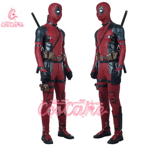 New Deadpool 3 Cosplay Cosutme Wade Winston Wilson Jumpsuit Belt Cosplay Costume Movie Anti-hero Suit Halloween