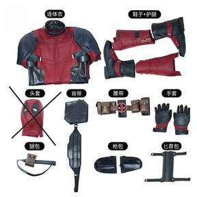 New Deadpool 3 Cosplay Cosutme Wade Winston Wilson Jumpsuit Belt Cosplay Costume Movie Anti-hero Suit Halloween