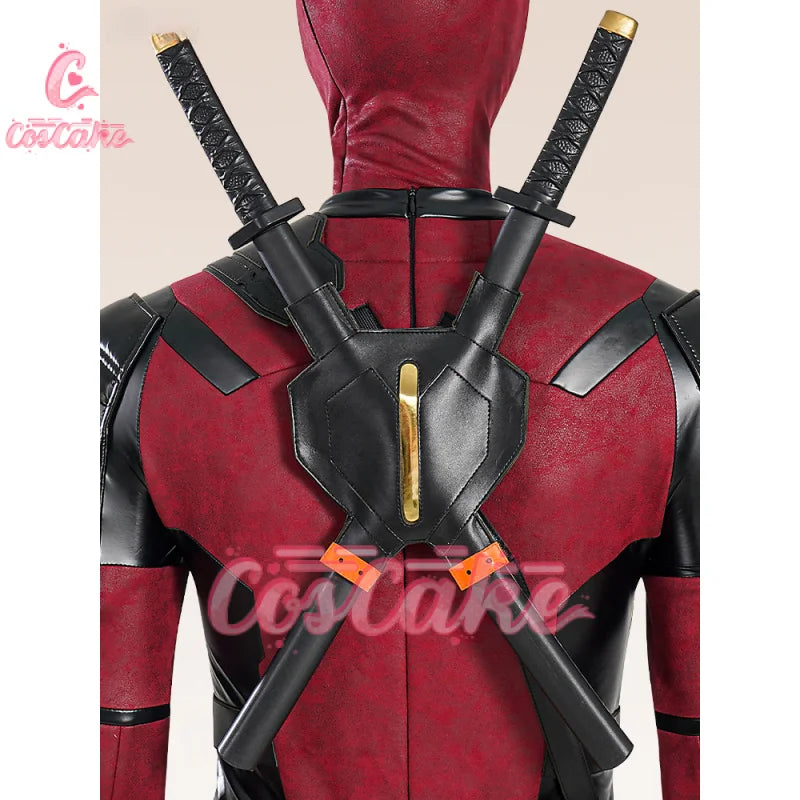 New Deadpool 3 Cosplay Cosutme Wade Winston Wilson Jumpsuit Belt Cosplay Costume Movie Anti-hero Suit Halloween