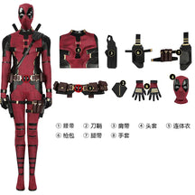 New Deadpool Cosplay Cosutme Wade Winston Wilson Jumpsuit Belt Cosplay Costume Movie Anti-hero Suit Halloween Women's version