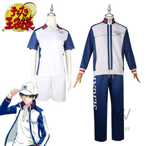 New Tennis Prince cosplay Echizen Ryoma sportswear, youth team uniform, school uniform, coat, pants, anime coswear