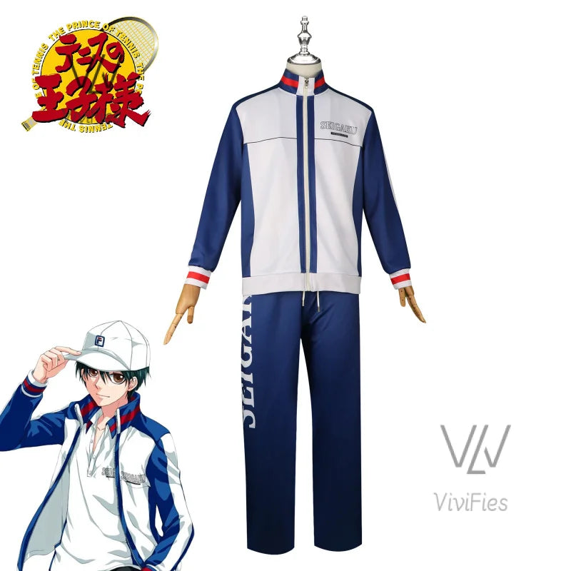 New Tennis Prince cosplay Echizen Ryoma sportswear, youth team uniform, school uniform, coat, pants, anime coswear