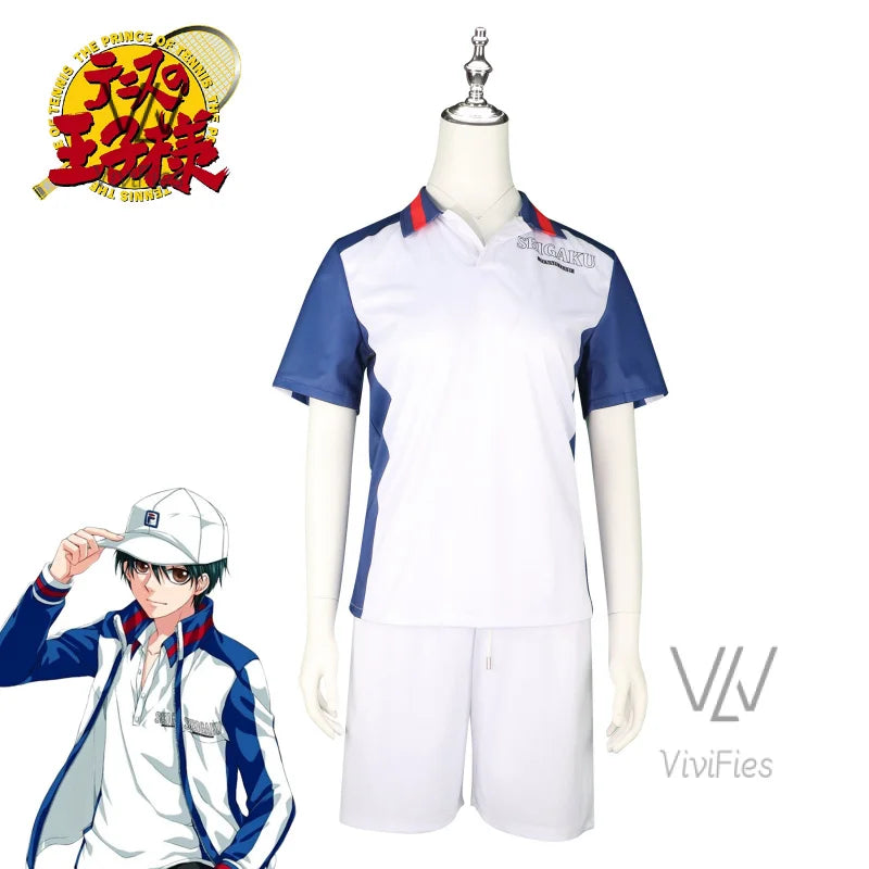 New Tennis Prince cosplay Echizen Ryoma sportswear, youth team uniform, school uniform, coat, pants, anime coswear