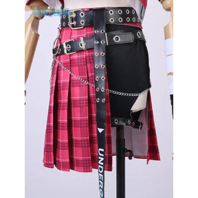 Nijisanji vtuber Stone God money women skirt cosplay costume cos game anime party uniform Hallowen play role clothes clothing